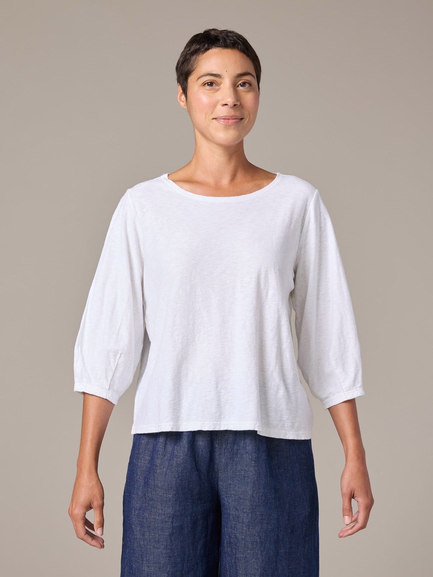 Lantern Sleeve Top