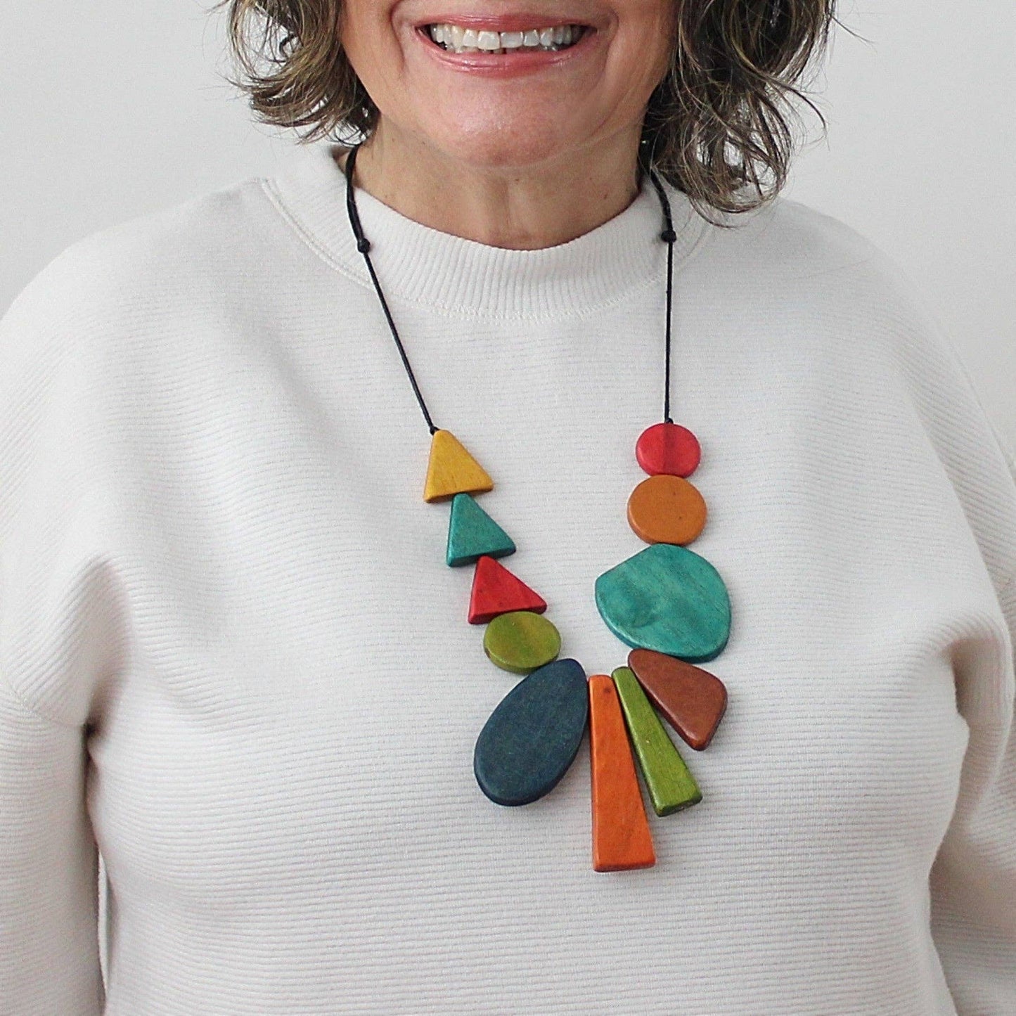 Multi Color Long Alexis Necklace