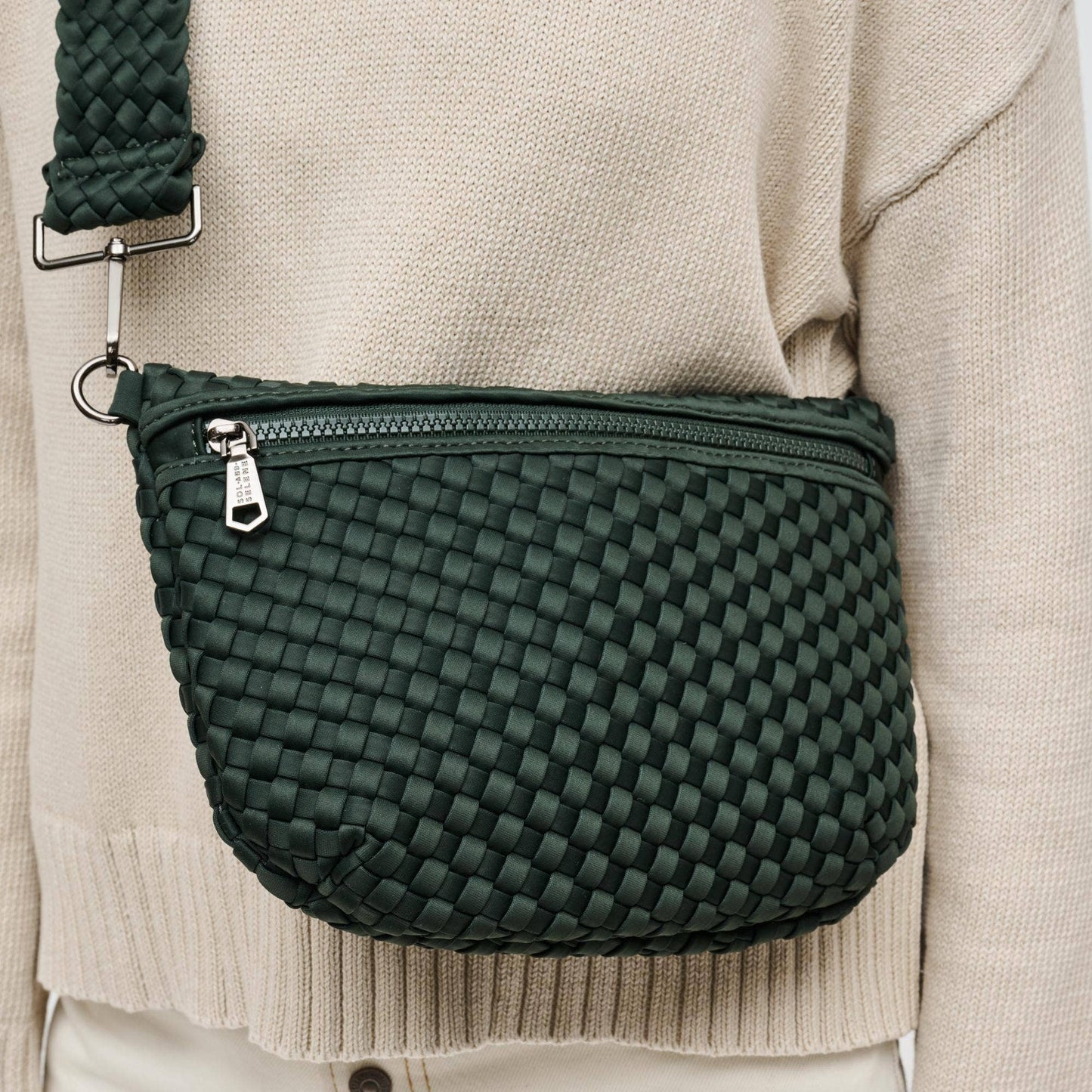 Ethereal - Woven Neoprene Crossbody Bag