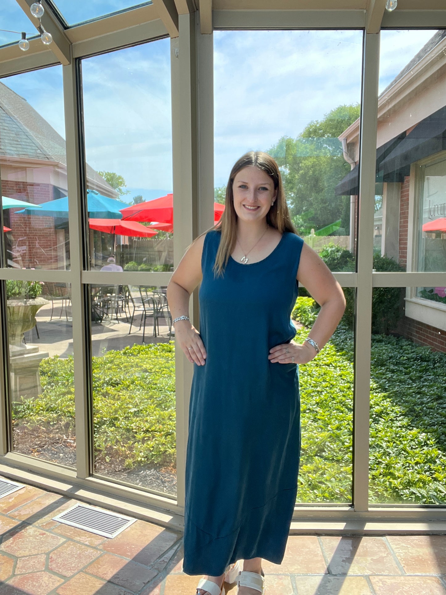 Vintage Satin Long Slip Dress