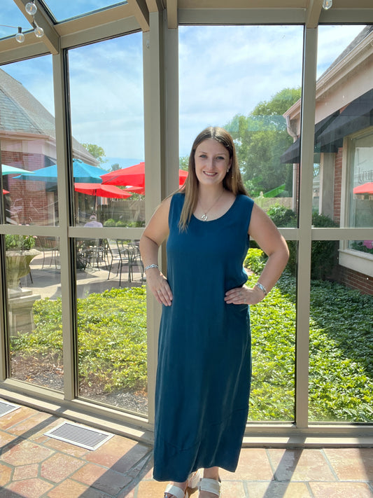 Vintage Satin Long Slip Dress
