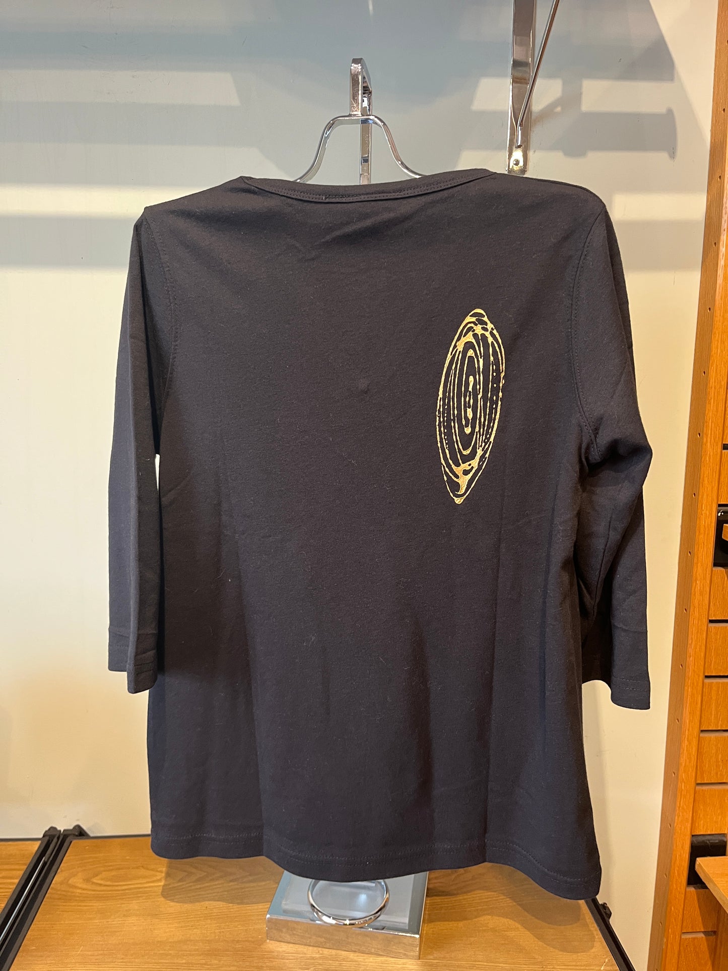 Black & Gold Swirl Tee