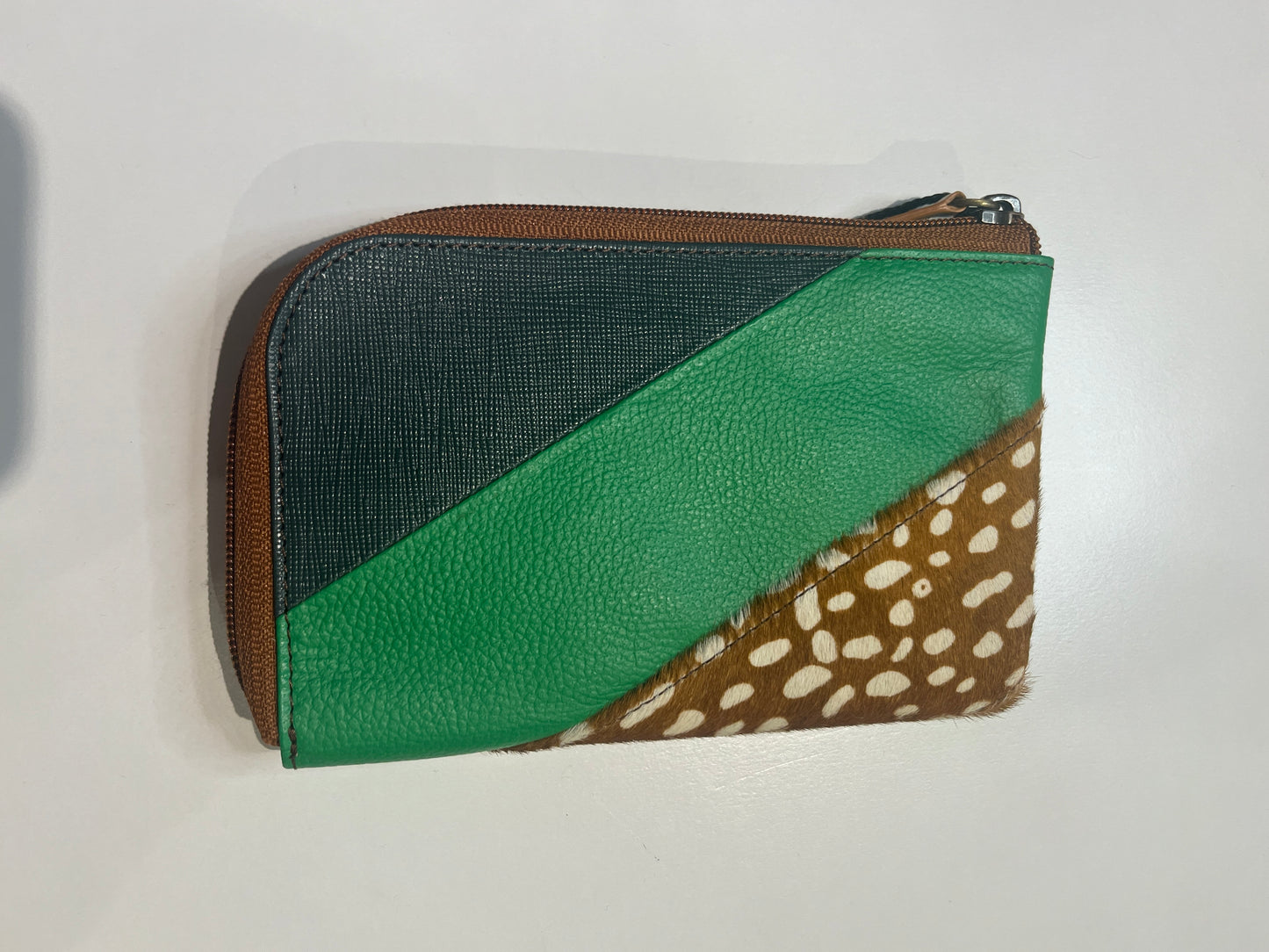 Green Mini Leather Wallet