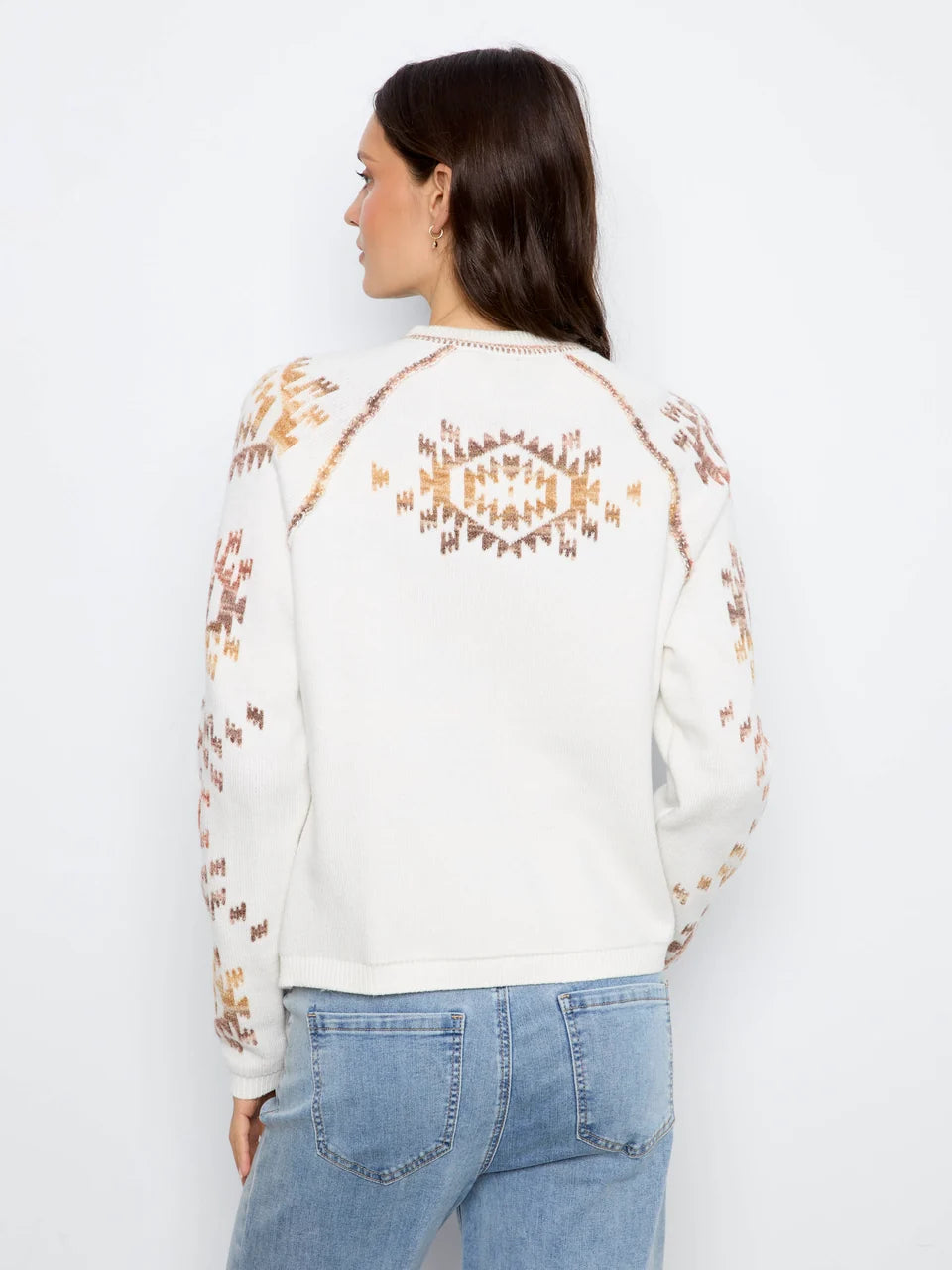 Aztec Reversible Raglan Sweater