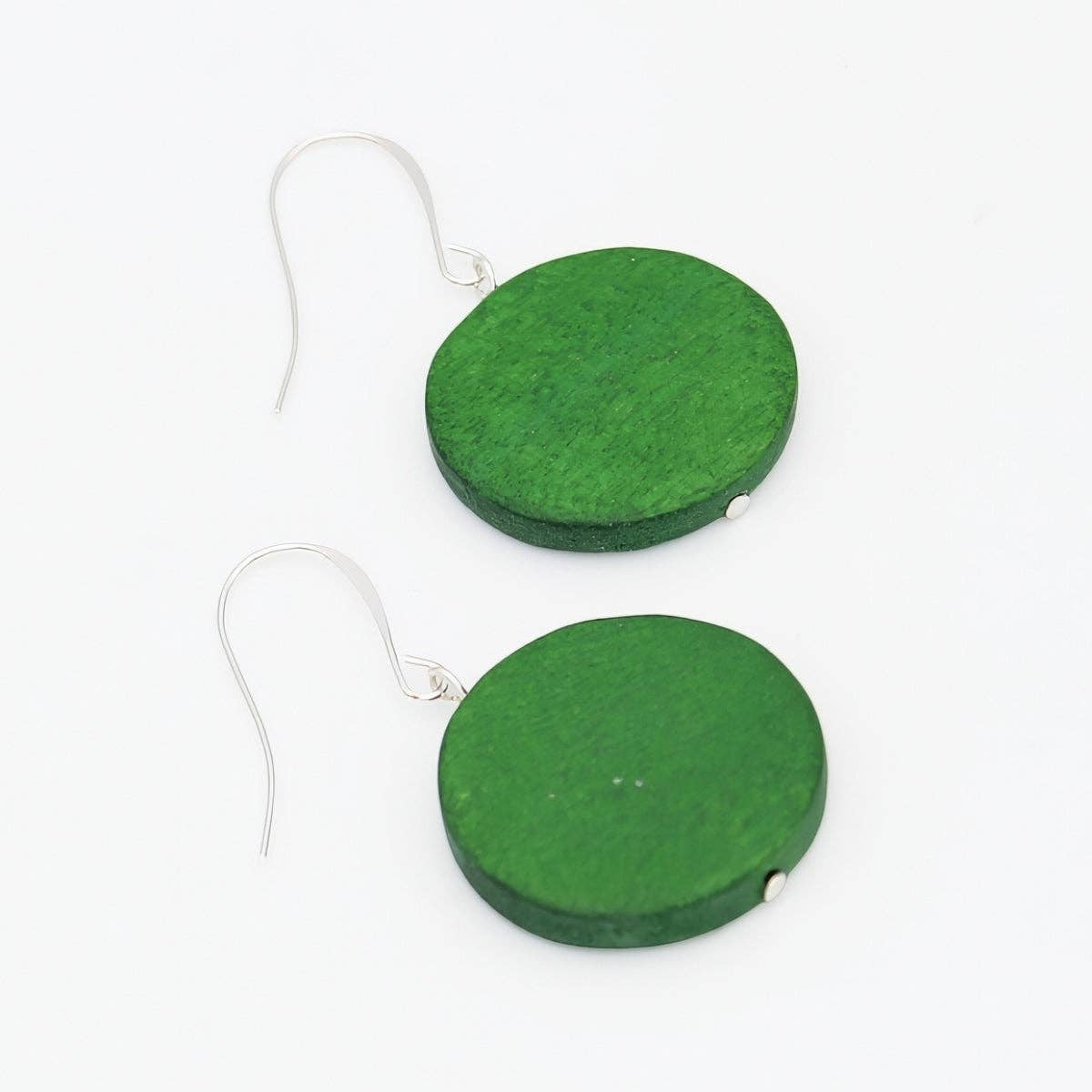 Green Dot Rosie Earrings