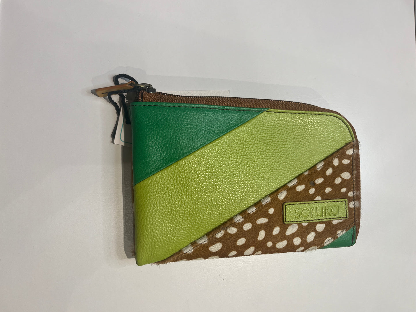 Green Mini Leather Wallet