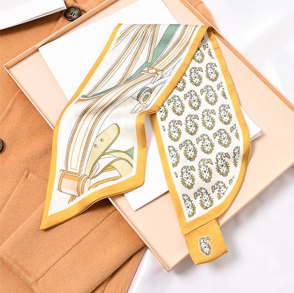 Equestrian Equine Paisley Loop Scarf