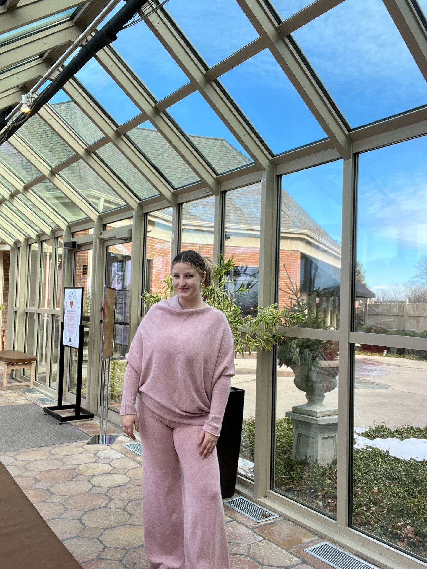 Blush Pink Luxe Knit Set