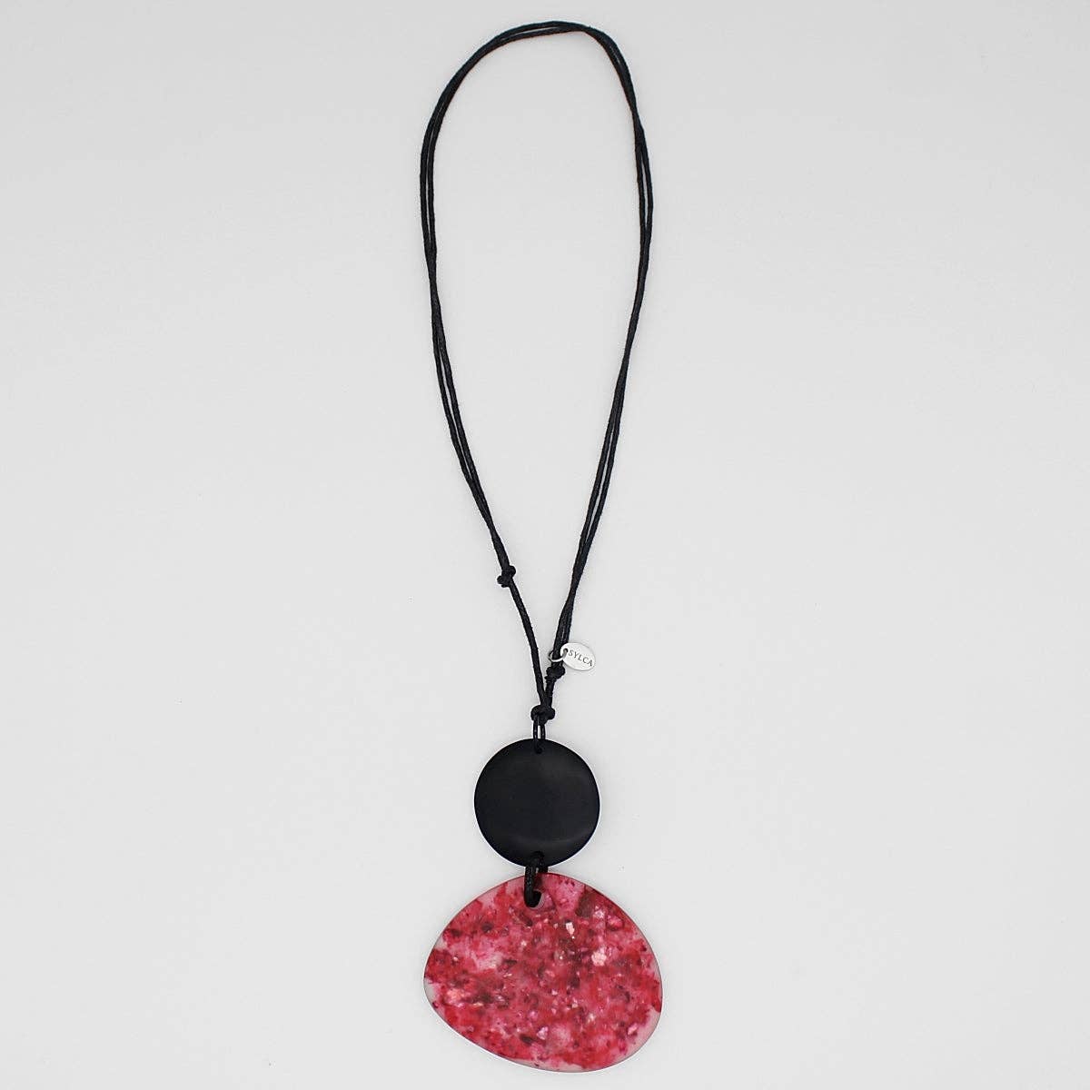 Red Speckle Pendant Necklace