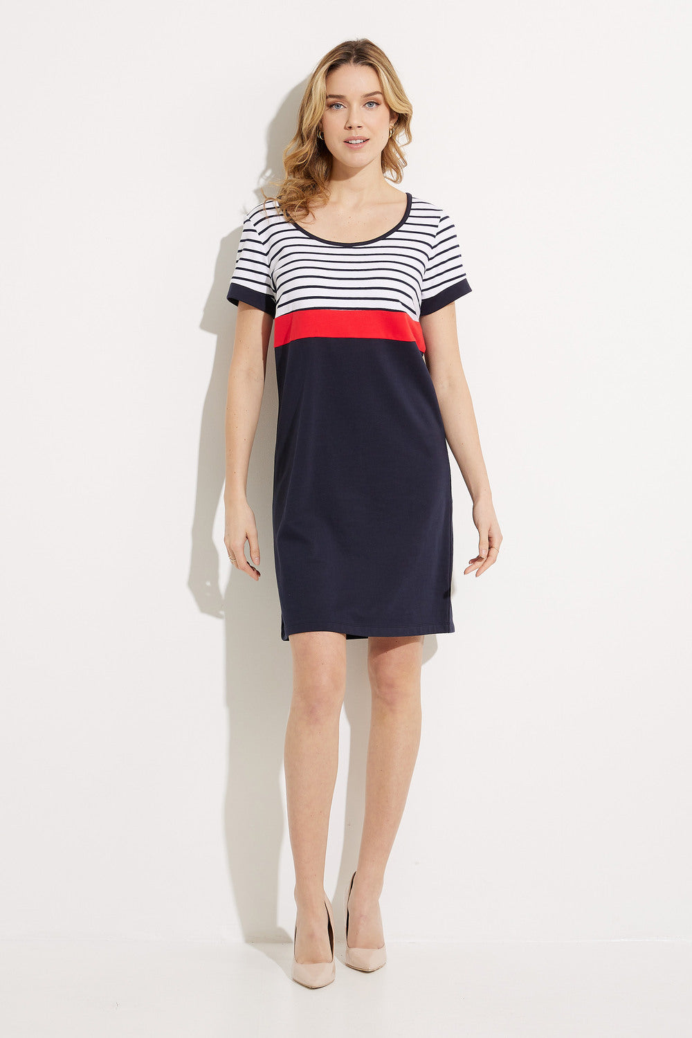 Short Sleeve Shift Dress