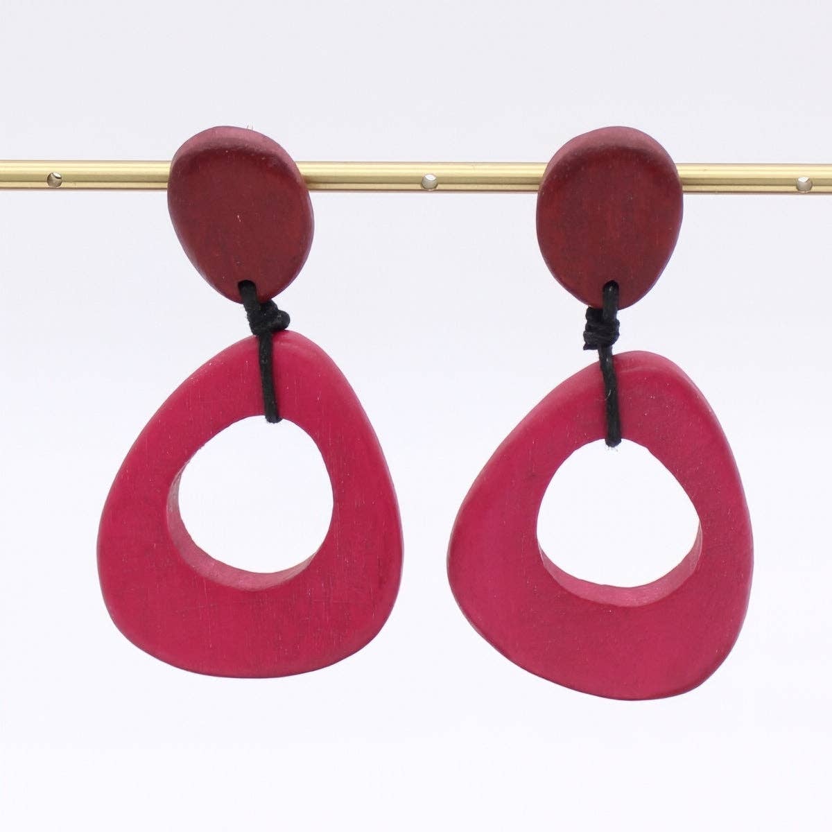 Pink Sage Drop Earrings