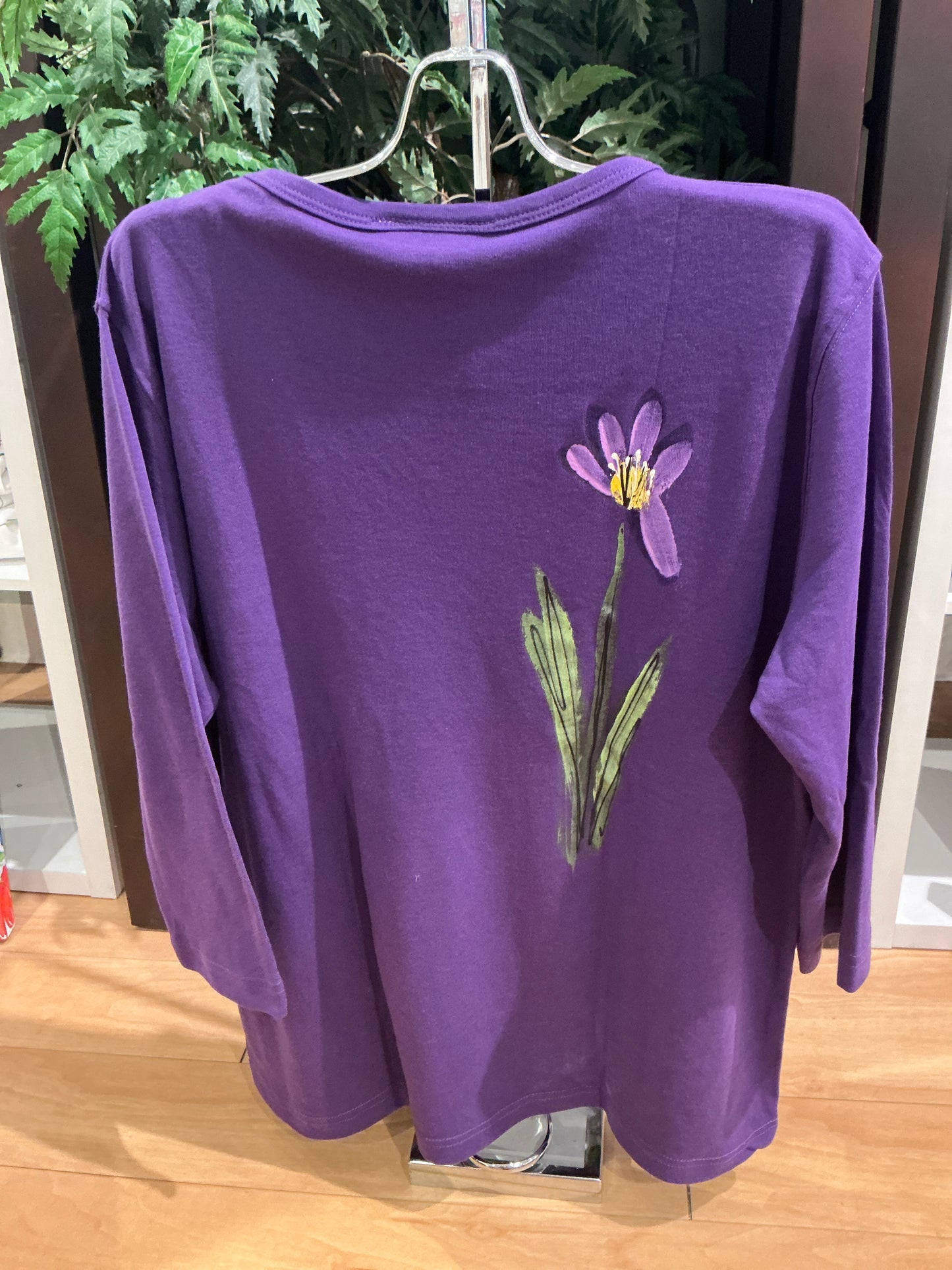 Purple Flowers Tee