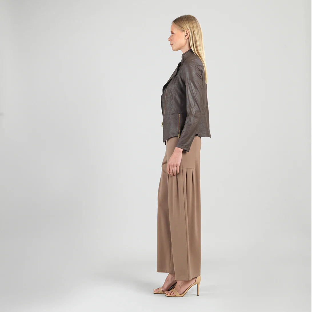 Brown Liquid Leather™ Signature Jacket