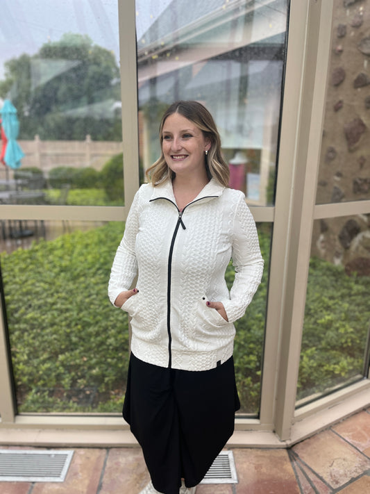 Funnel Neck Zip Jacket