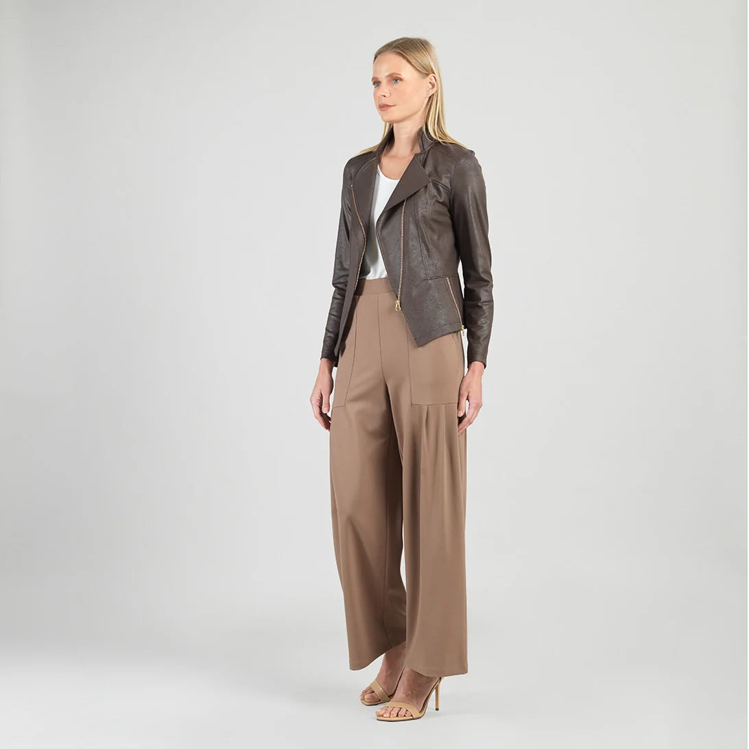 Brown Liquid Leather™ Signature Jacket