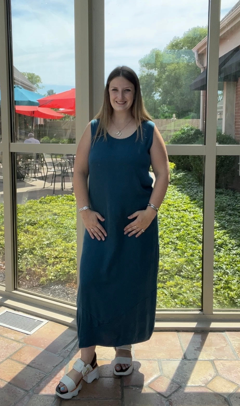 Vintage Satin Long Slip Dress