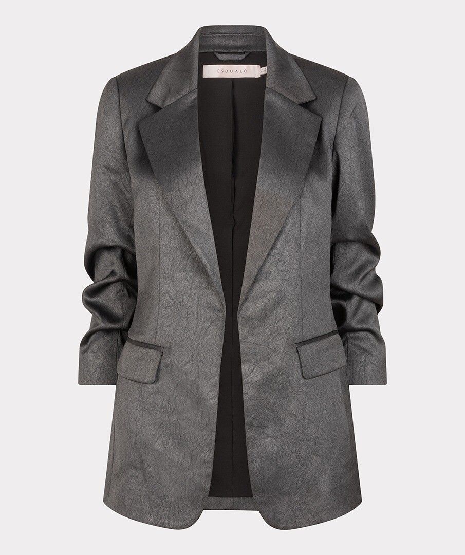 Shimmer Crinkle Blazer