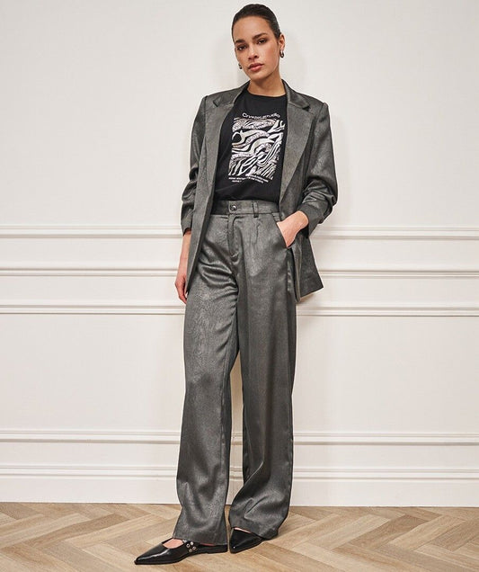 Shimmer Crinkle Trousers