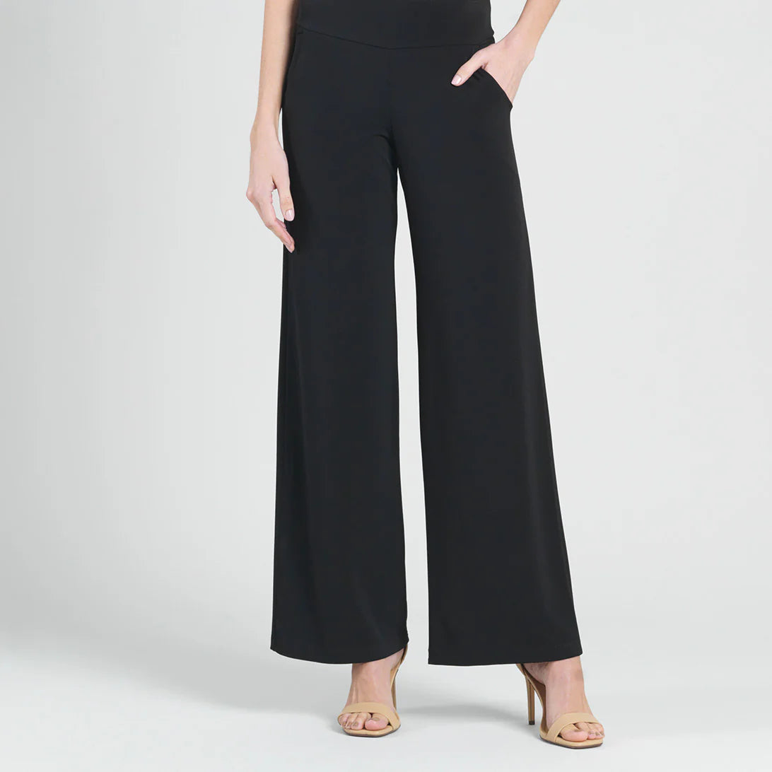 Wide Leg Soft Knit Pocket Pant