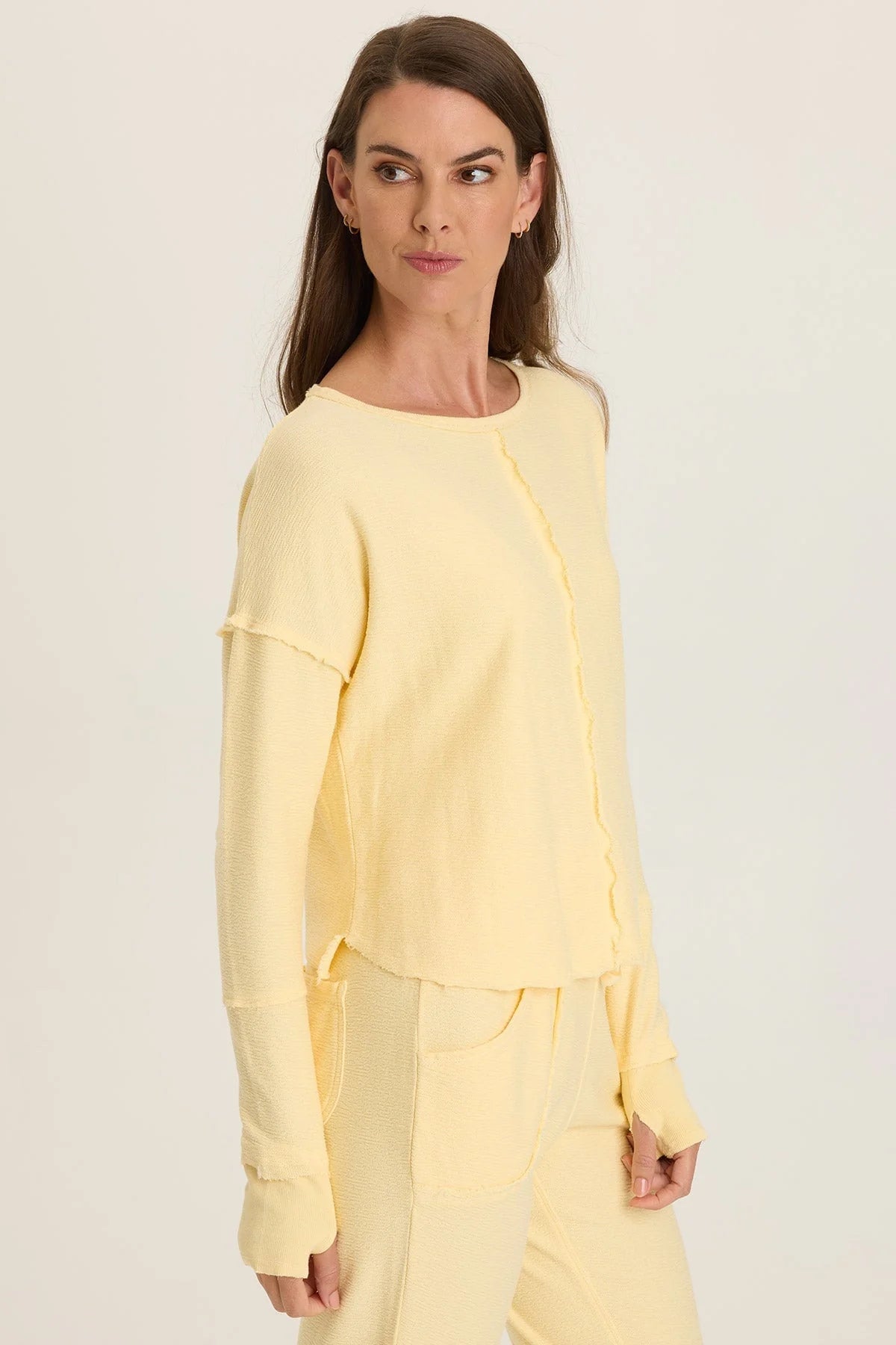 Annika Long Sleeve Boat Neck Top