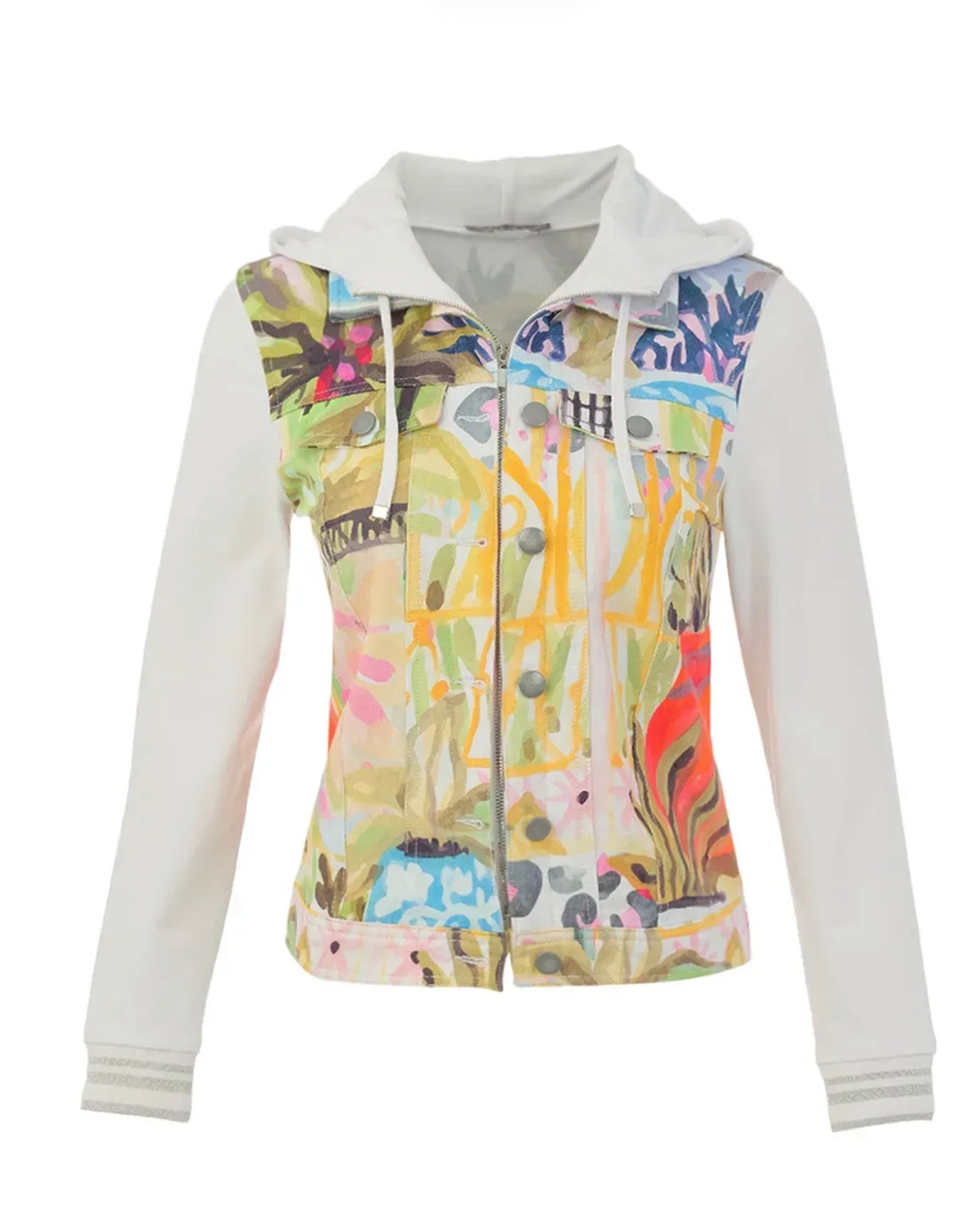 Dolcezza “Cheetah in the City” Art Zip Jacket