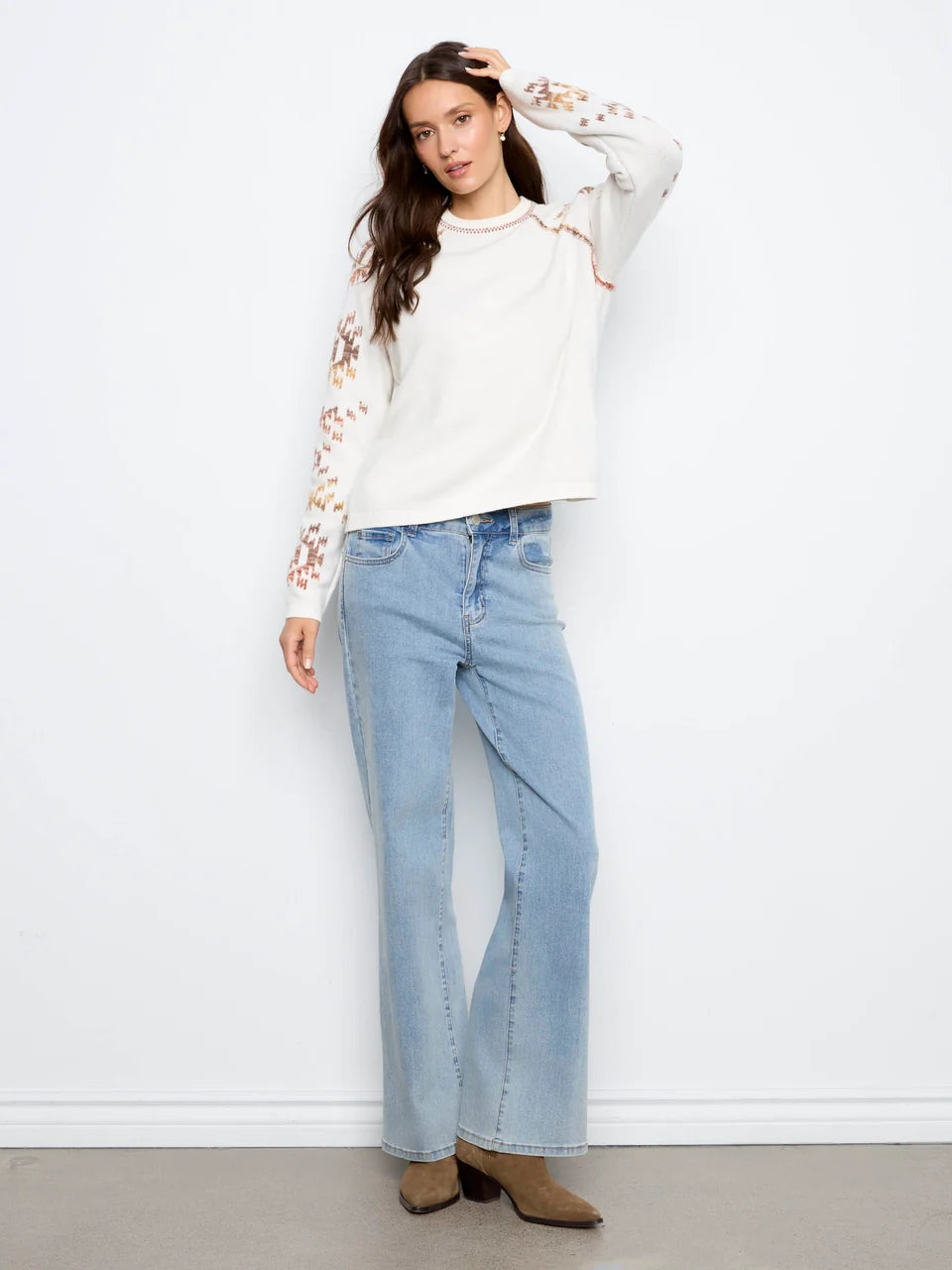 Aztec Reversible Raglan Sweater