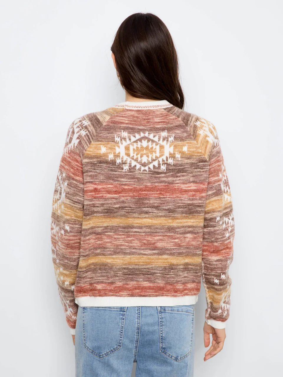 Aztec Reversible Raglan Sweater