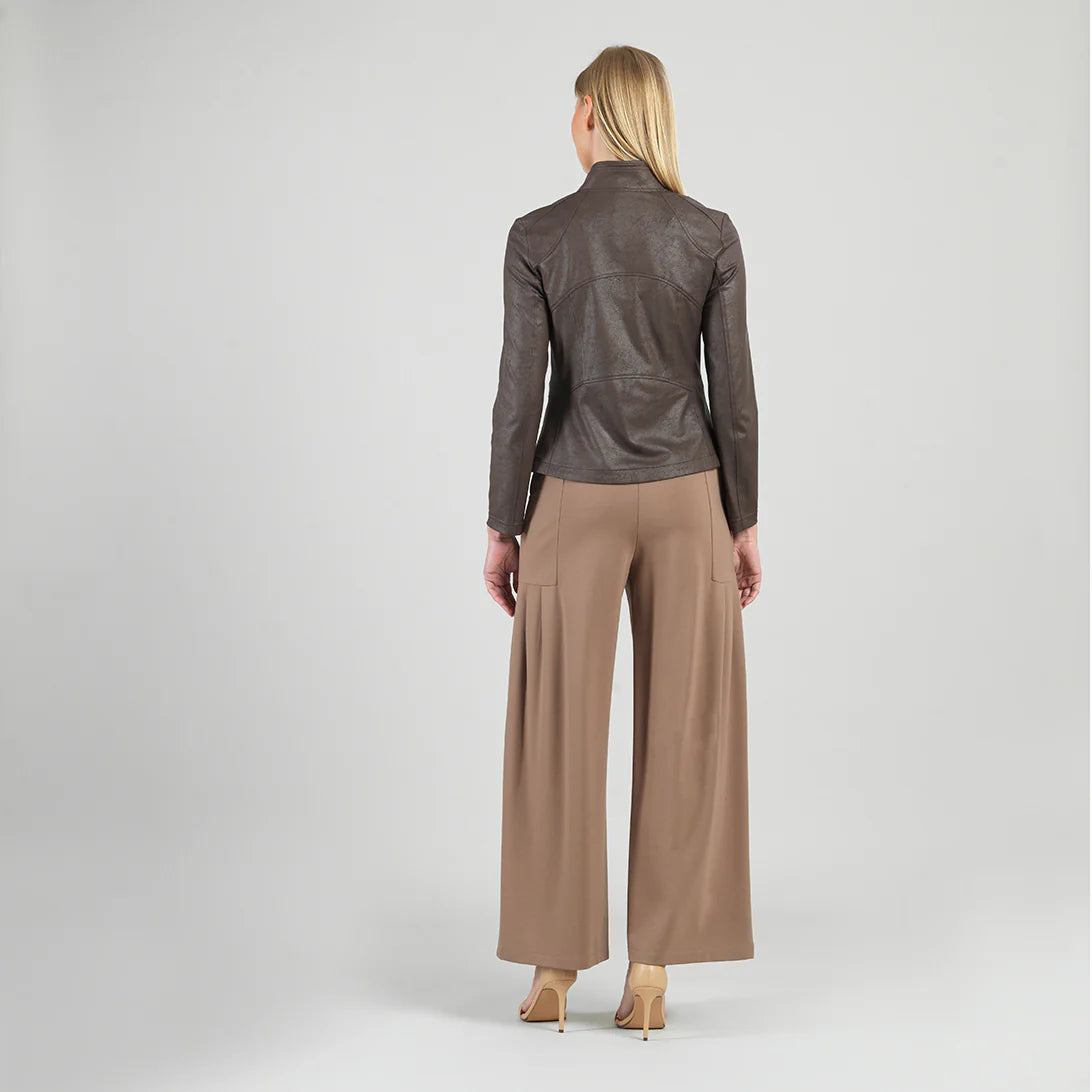 Brown Liquid Leather™ Signature Jacket