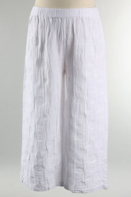 Wide Leg White Pant