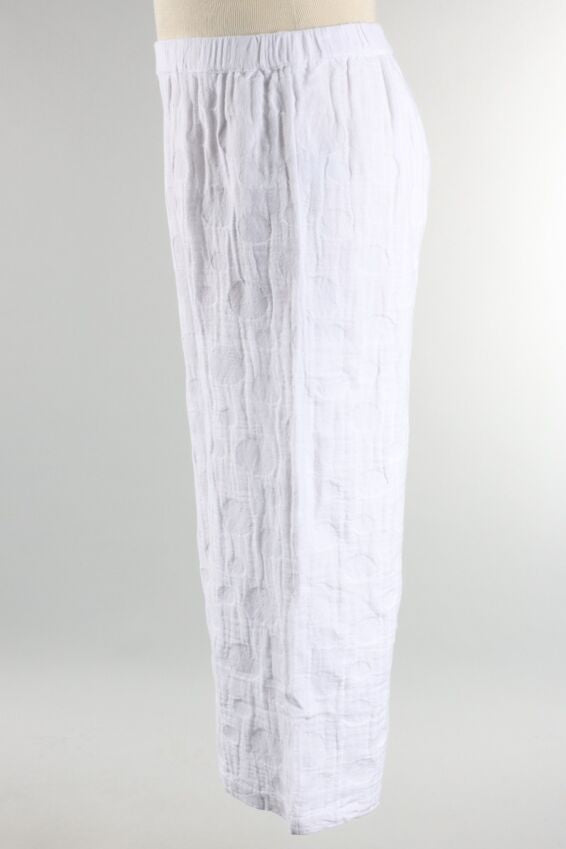 Wide Leg White Pant