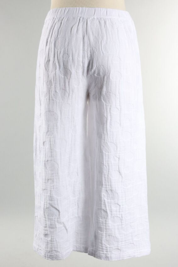 Wide Leg White Pant