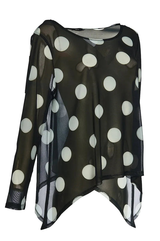 Mila Dalmatian Mesh Topper