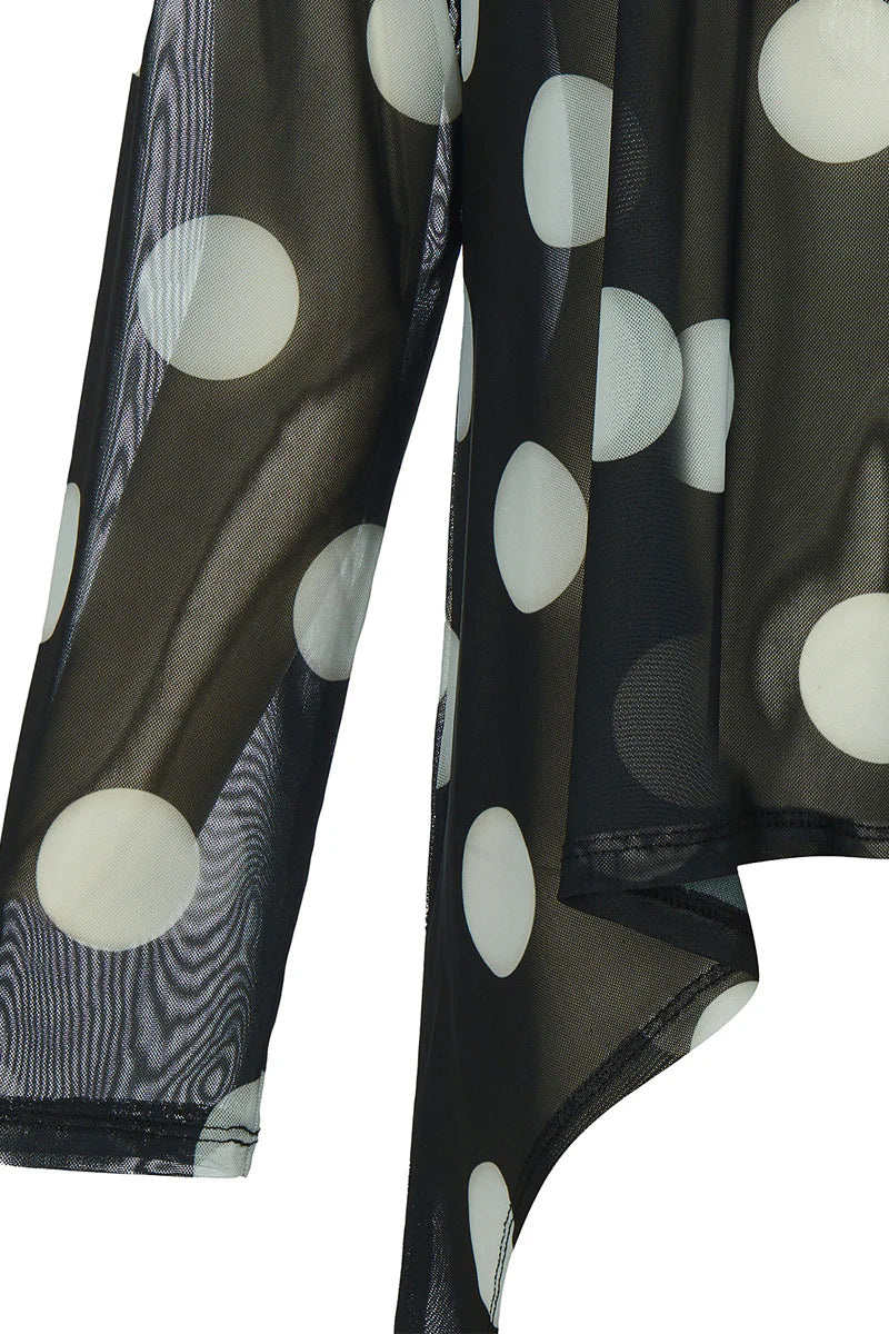Mila Dalmatian Mesh Topper