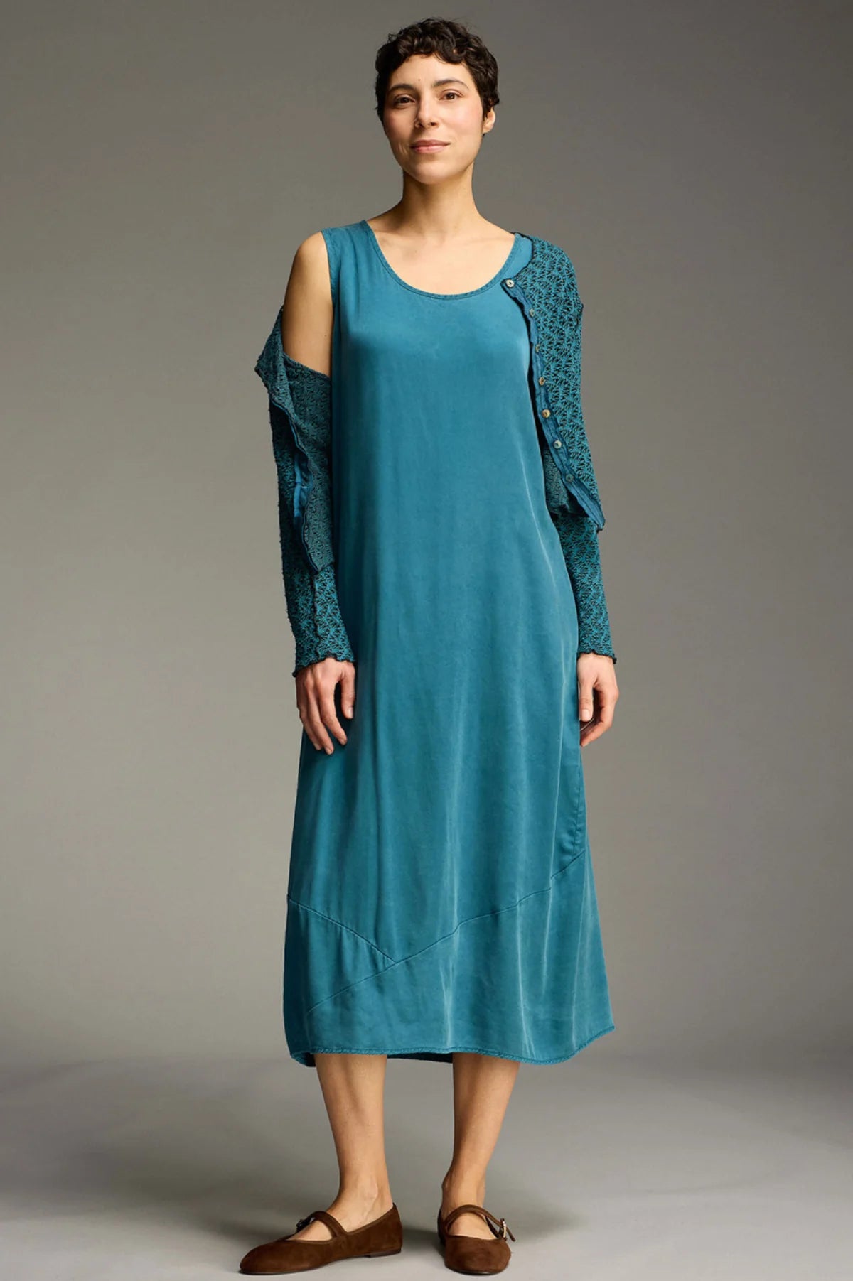Vintage Satin Long Slip Dress