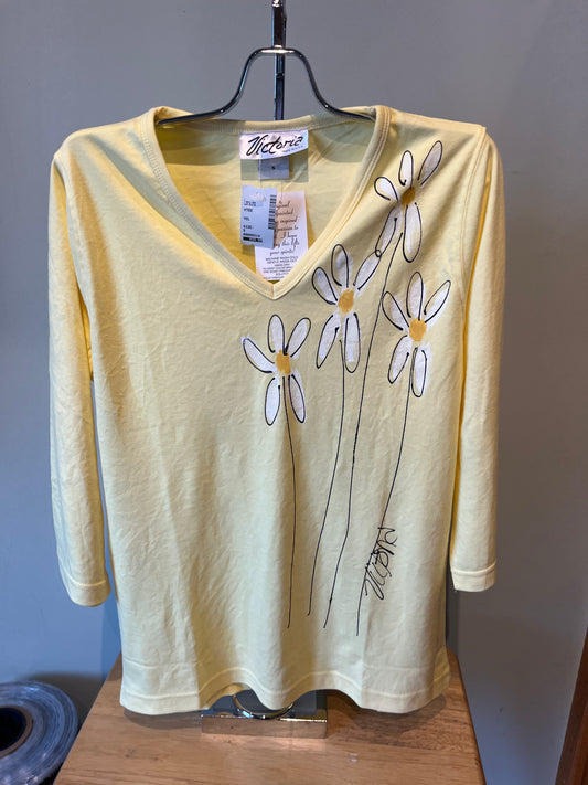 Victoria Yellow Daisy Shirt