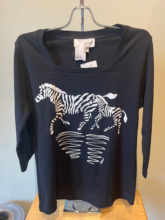 Victoria Zebra Shirt