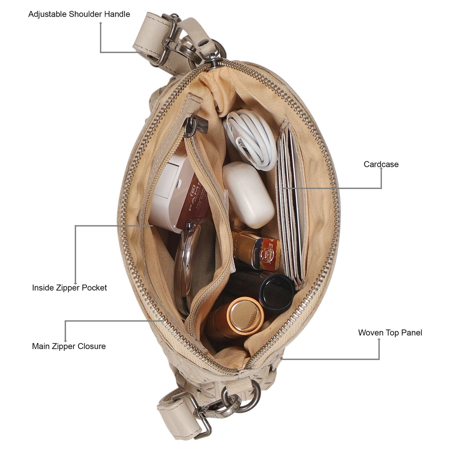 Coast Leather Crossbody Bag