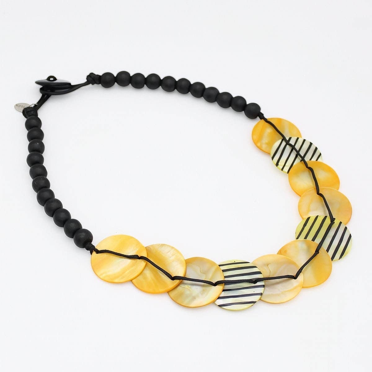 Yellow Jessa Collar Necklace