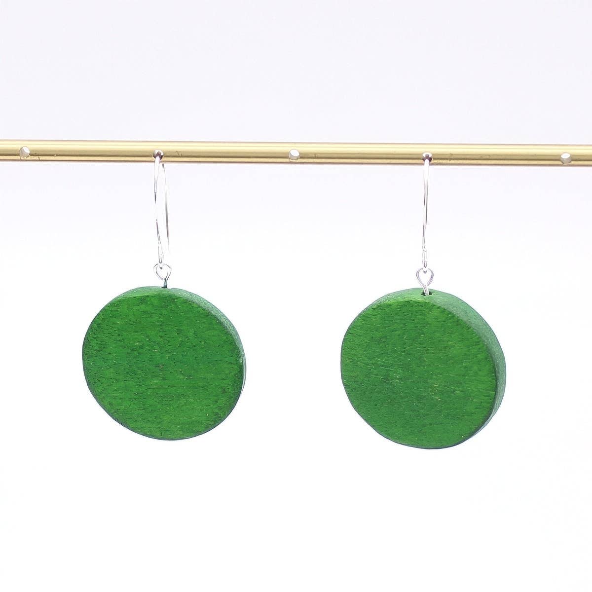 Green Dot Rosie Earrings
