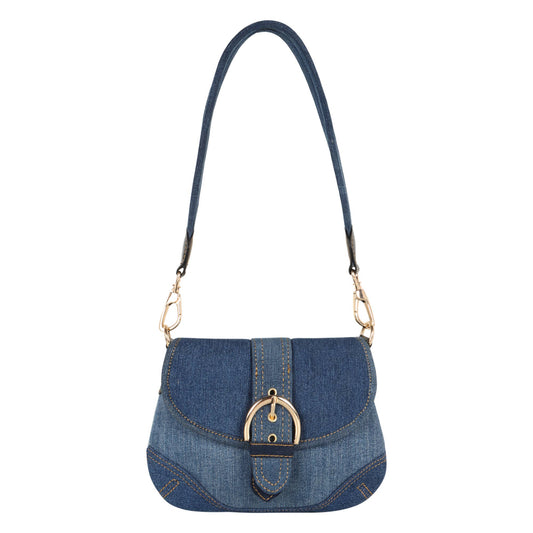 Deanna Denim Shoulder Bag