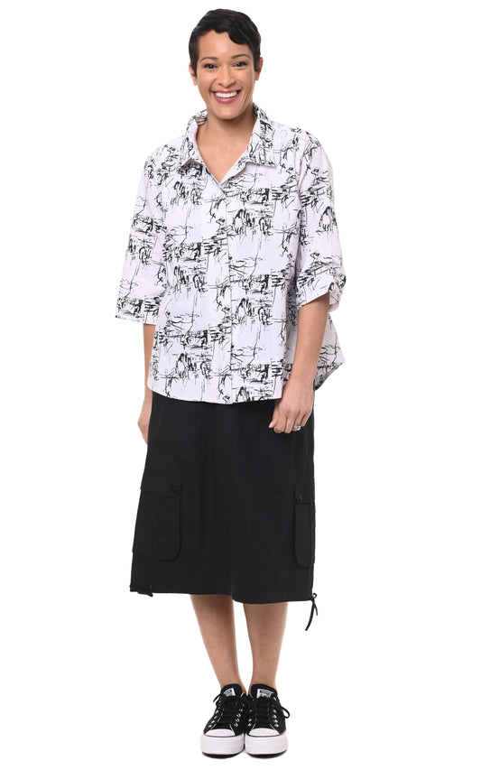 Alice Top - White Etching