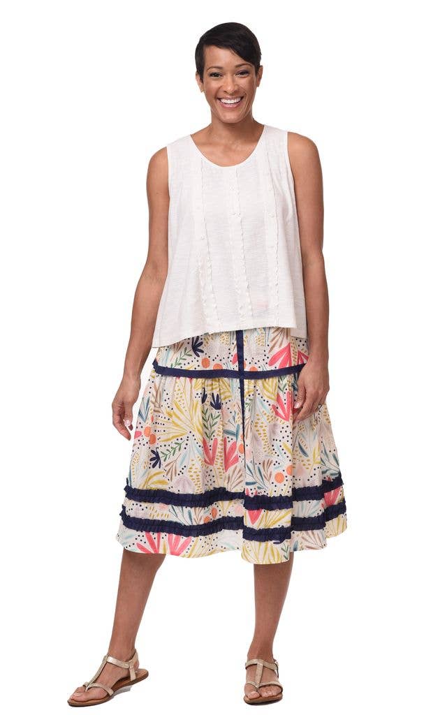 Sea Shell Tank - Ivory