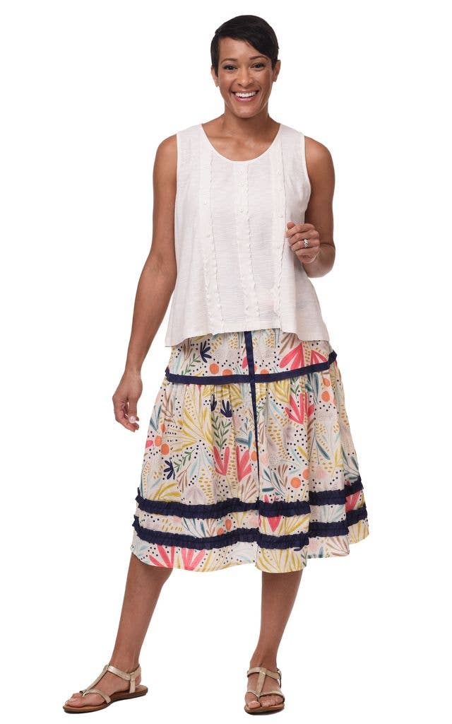 Sea Shell Tank - Ivory