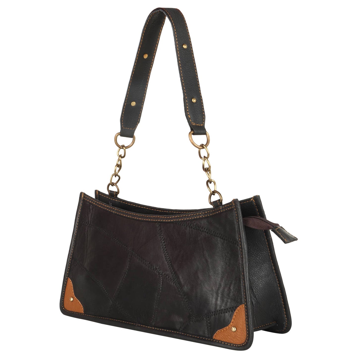 Sleek Shoulder Bag in Black
