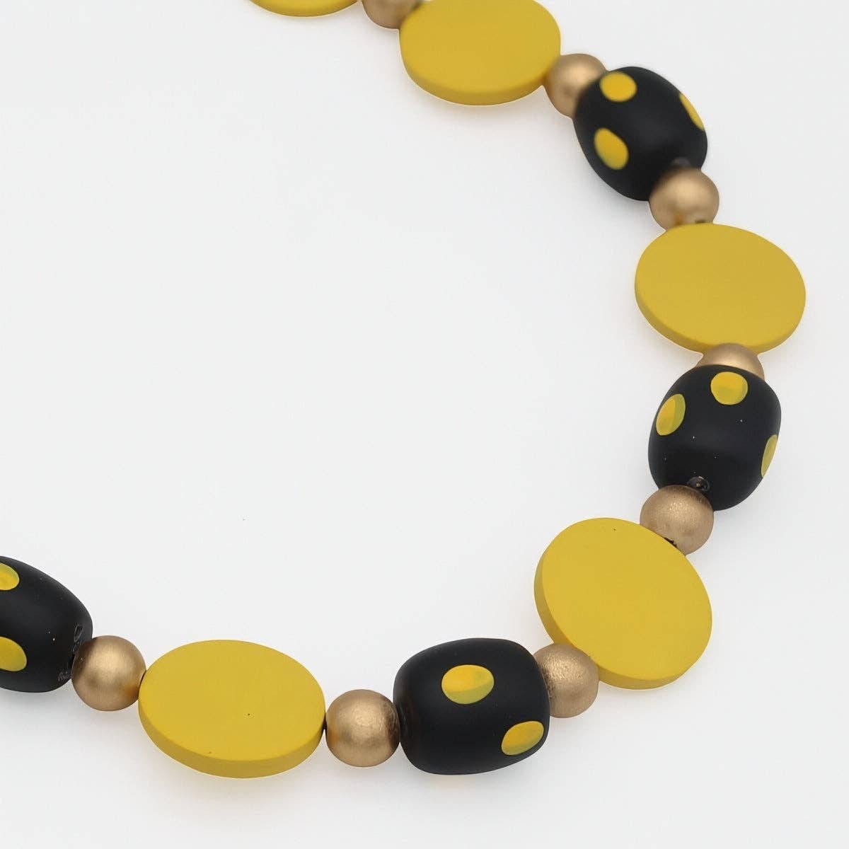 Black and Yellow Lyla Necklace